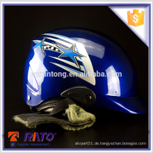 Hochleistungs-blauer Open-Face-Motorradhelm Großhandel